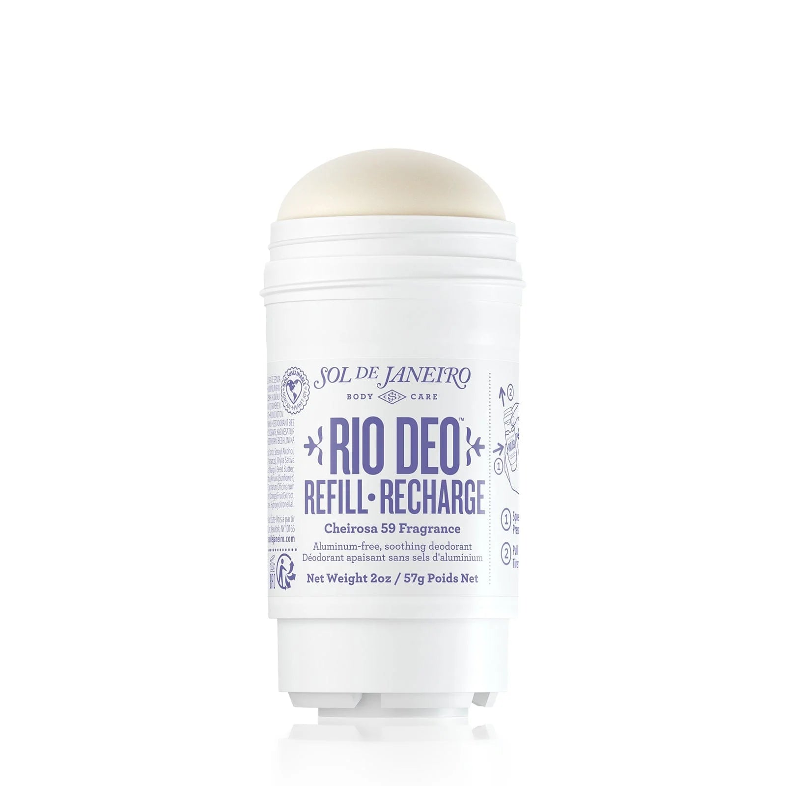 Rio Deo Aluminum Free Deodorant Cheirosa 59
