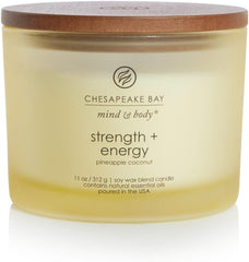 Candle Scented Candle Strength Energy Pineapple Coconut 3 Wick Coffee Table Jar Home Décor