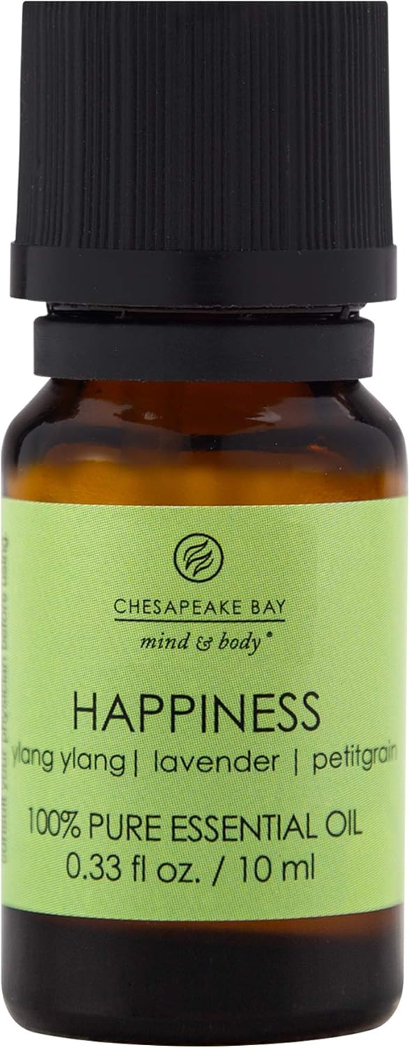 Candle 100 Pure Essential Diffuser Oil Happiness Ylang Ylang Lavender Petitgrain 10 Milliliter