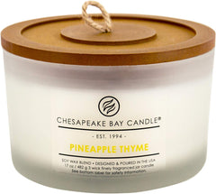 Candle 3 Wick Scented Candle Pineapple Thyme Coffee Table Jar
