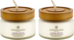 Candle Scented Candle Jasmine Orchid Small 2 Pack