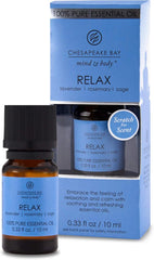 Candle PT40933 100 Pure Essential Diffuser Oil 10ml Relax Lavender Rosemary Sage
