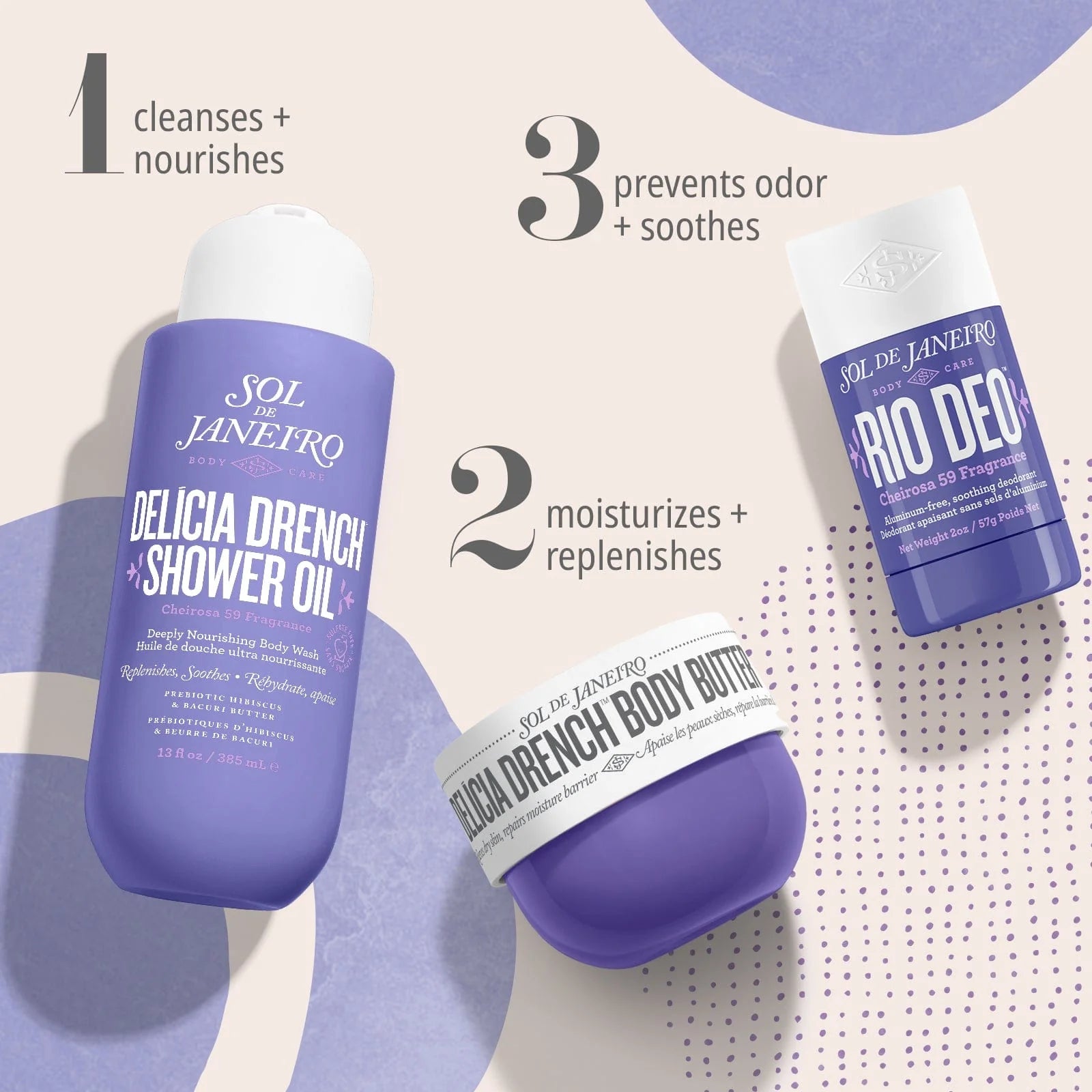 Rio Deo Aluminum Free Deodorant Cheirosa 59