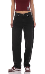 Barrel Jeans in Black