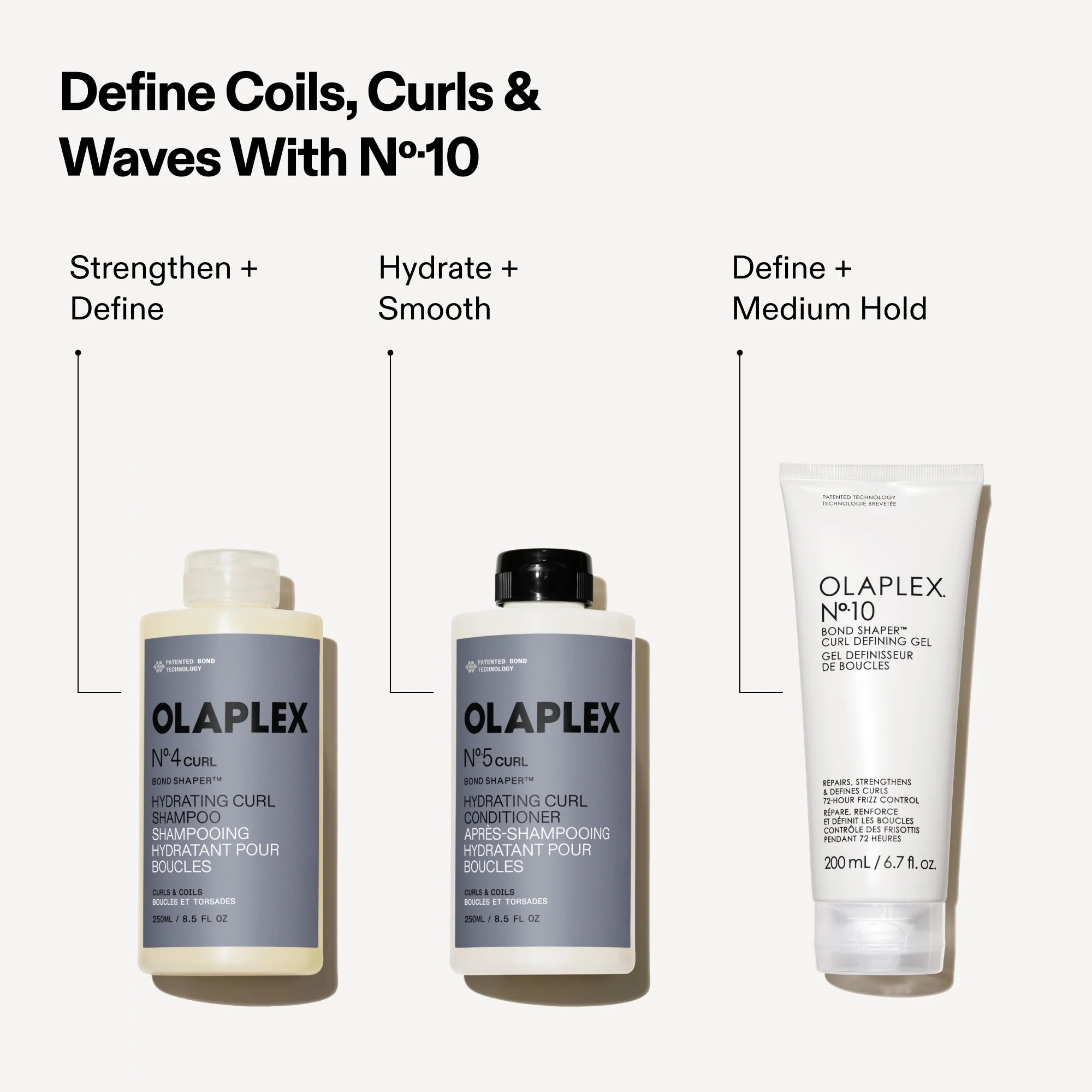Nº10 BOND SHAPER CURL DEFINING GEL