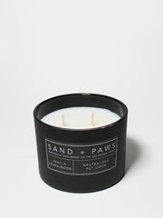 Sand + Paws Vanilla Sandalwood 12 oz scented candle