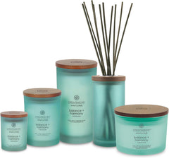 Balance Harmony Scented Candle Water Lily Pear Fragrance 50 Hours Burn Time Warm Decorative Soy Wax Blend Pack of 4