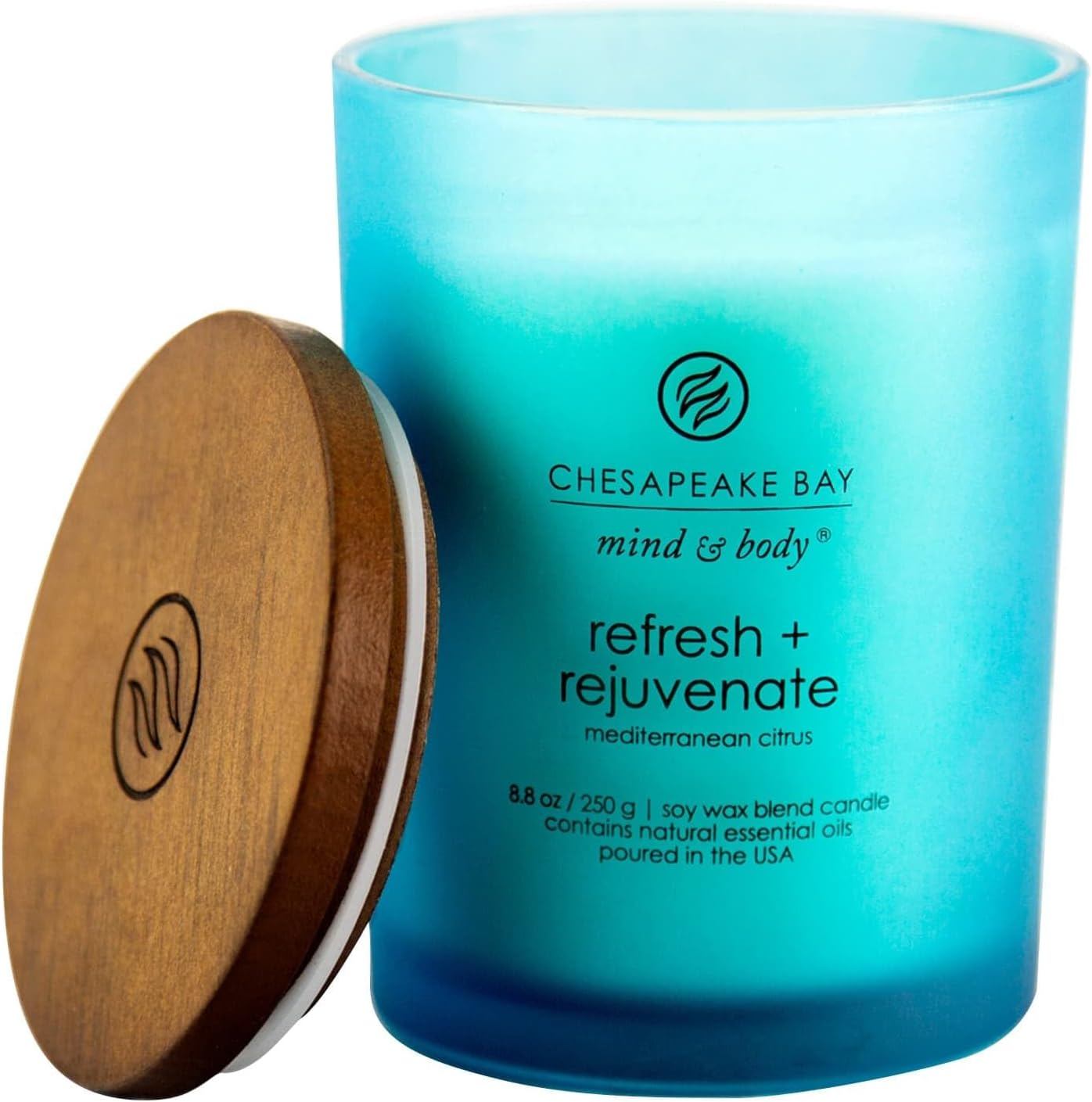 Candle PT41312 Scented Candle Refresh Rejuvenate Mediterranean Citrus Medium Home Décor