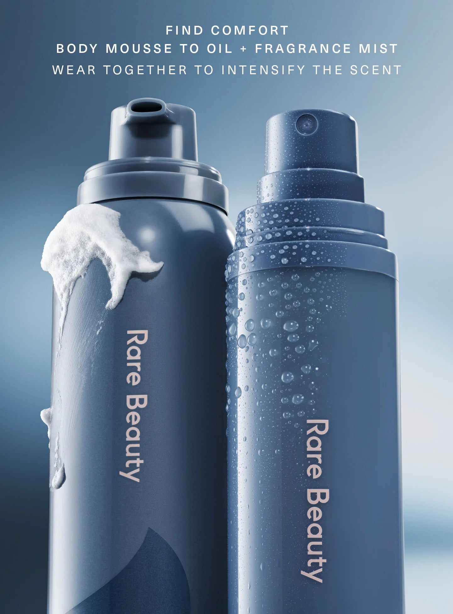 Find Comfort Hydrating Body Mousse to Oil Feel Seen