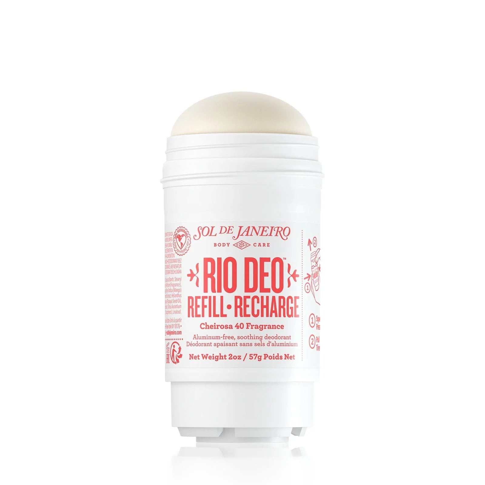 Rio Deo Aluminum Free Deodorant Cheirosa 40