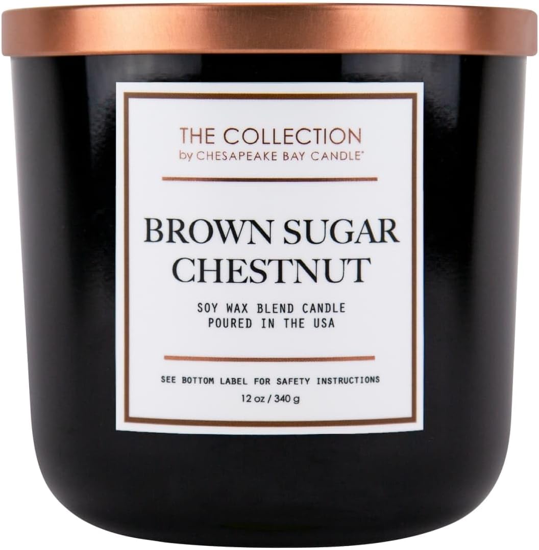 Candle The Collection Two Wick Scented Candle Brown Sugar Chestnut Medium Jar