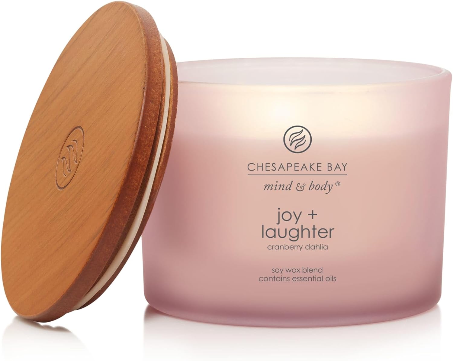 Candle Scented Candle Joy Laughter Cranberry Dahlia Coffee Table Home Décor