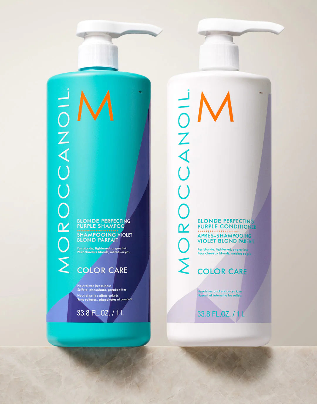 Blonde Perfecting Purple Shampoo Conditioner Liter Bundle