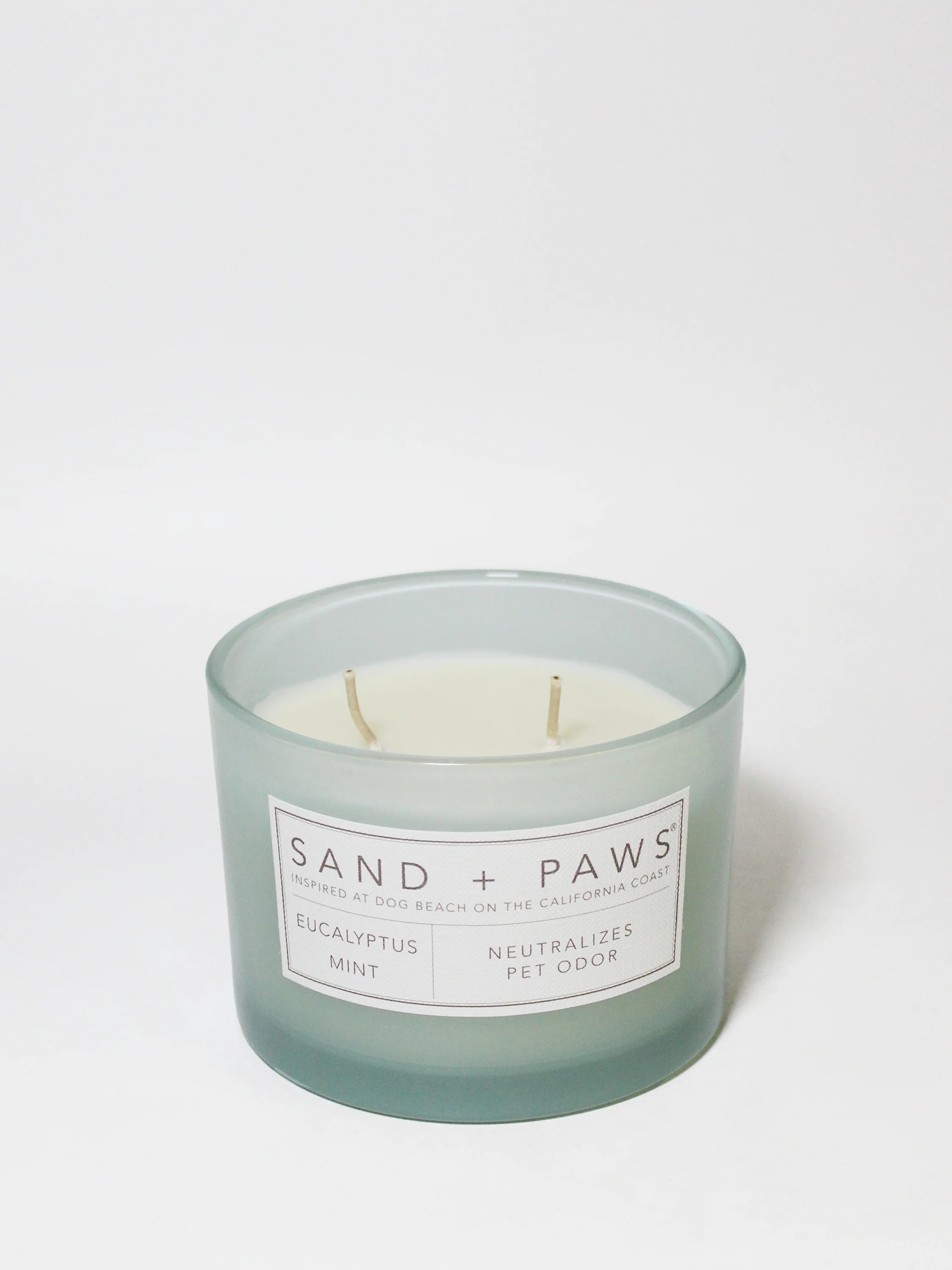 Sand + Paws Eucalyptus Mint 12 oz scented candle