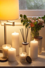 Candle Reed Diffuser Peace Tranquility Cashmere Jasmine