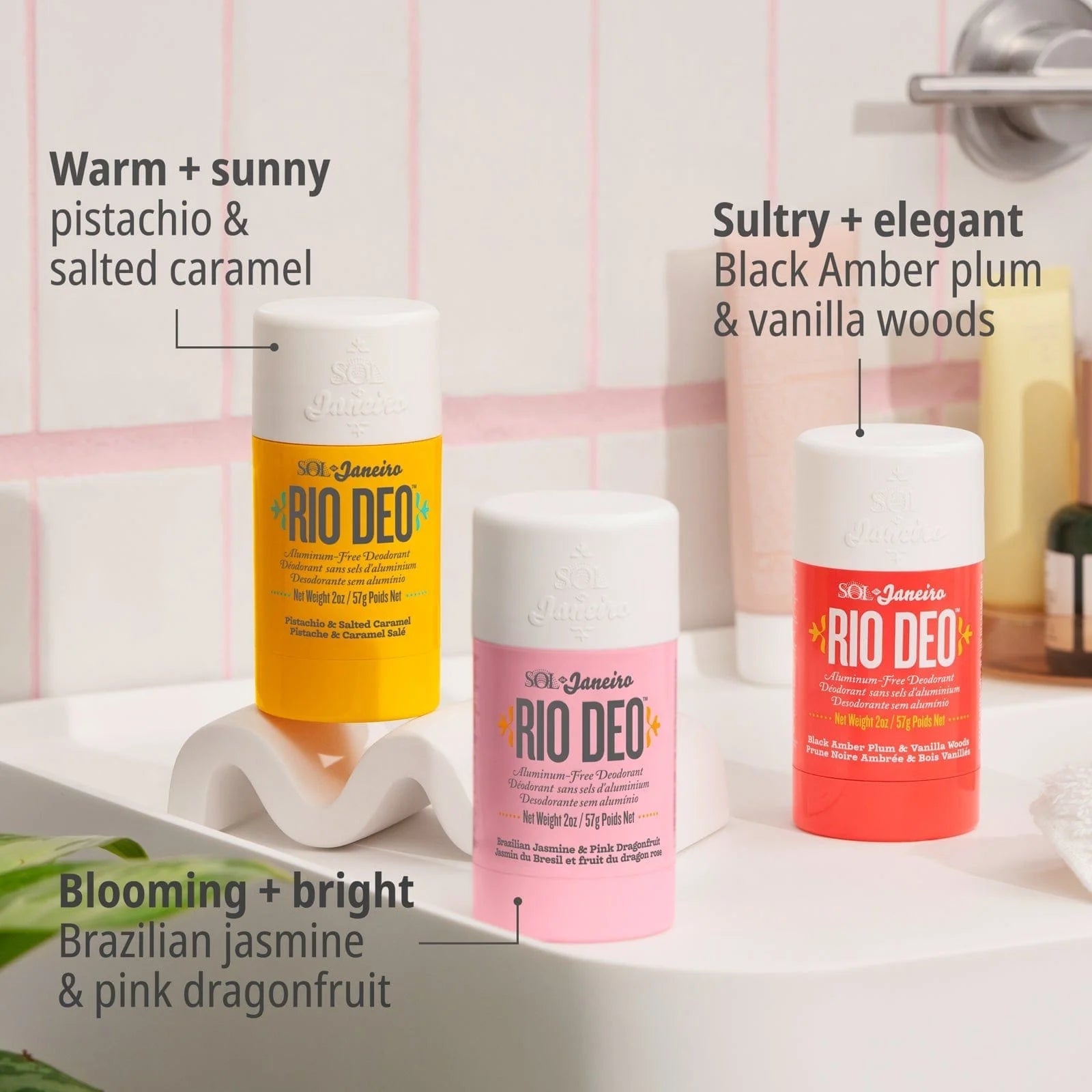 Rio Deo Aluminum Free Deodorant Cheirosa 68