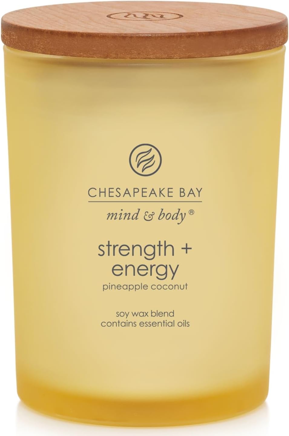 Candle Scented Candle Strength Energy Pineapple Coconut Medium Home Décor