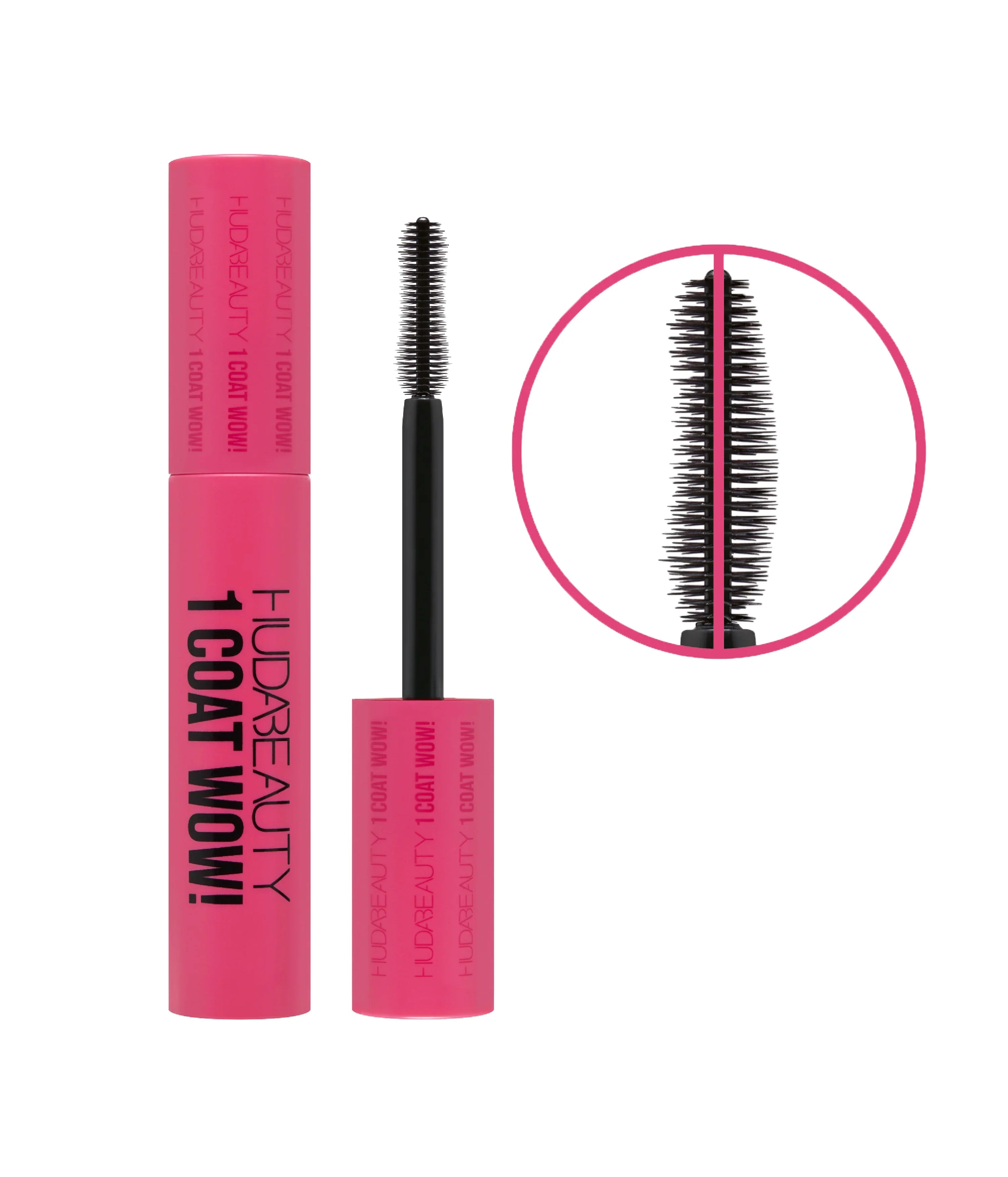 HUDA BEAUTY 1 COAT WOW Extra Volumizing and Lifting Mascara