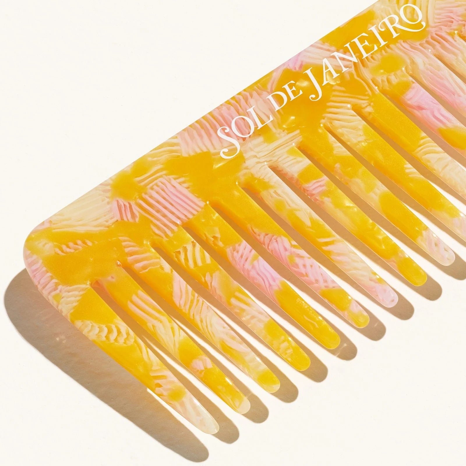 SOL Yellow Wide Tooth Comb Online Exclusive Limited Edition