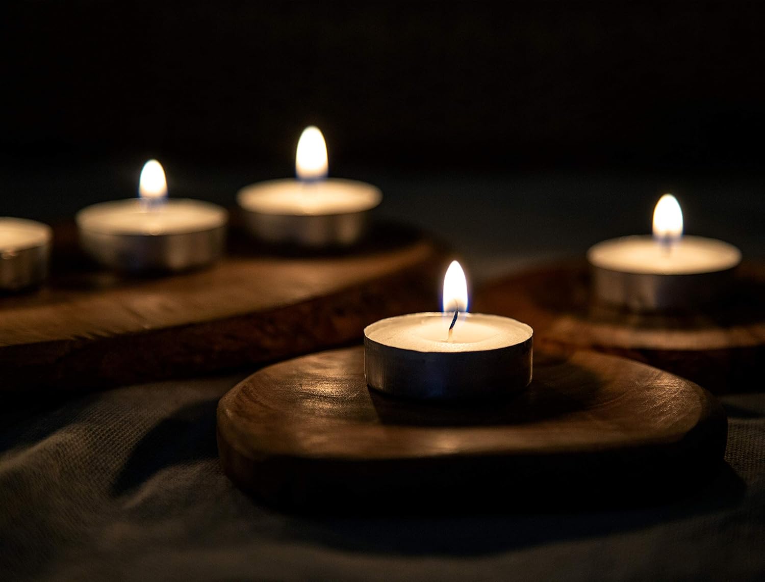 Aromascape Fragrance Free Tea Light Candles 100 Pack