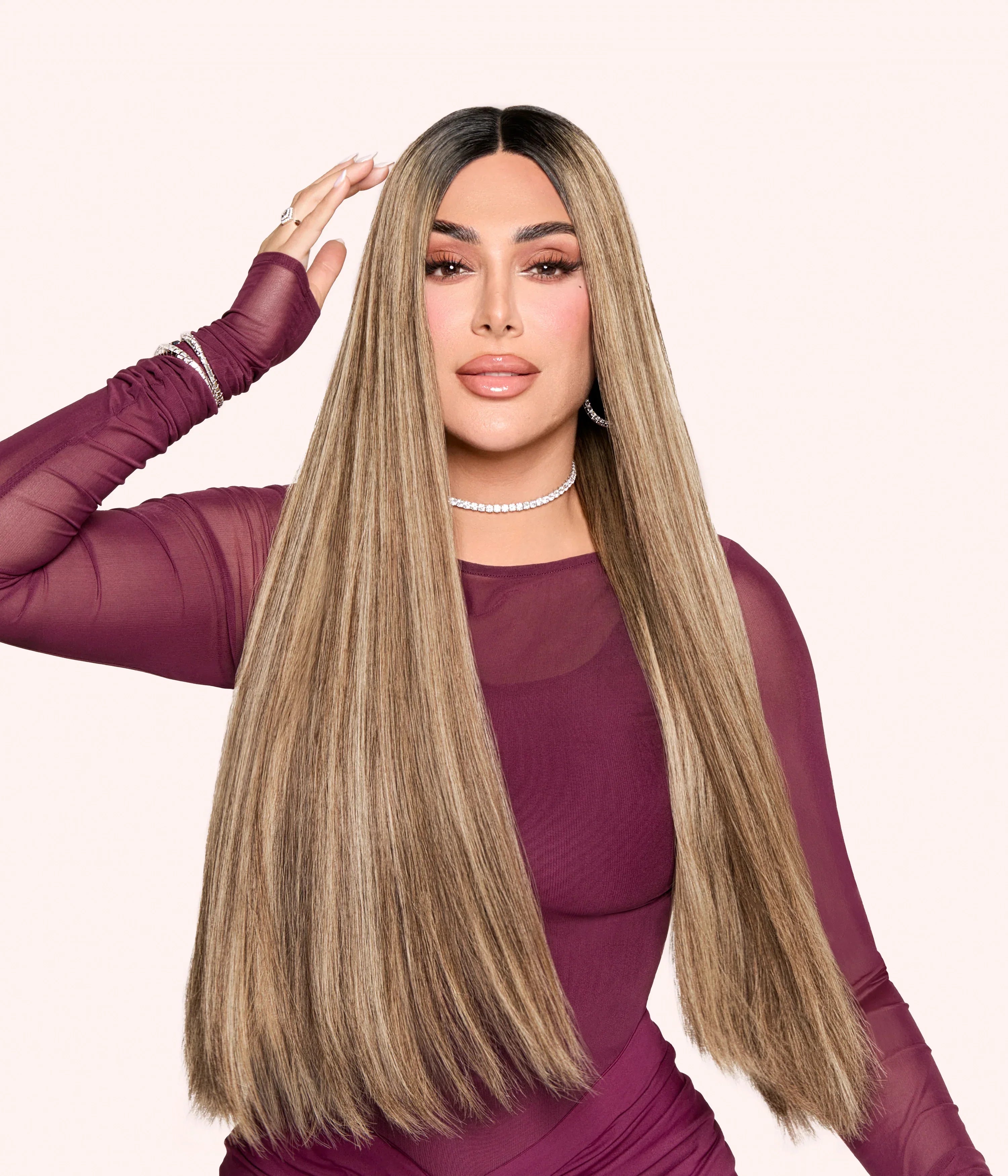 Beauty Works Barely There Clip ins Desert Dune