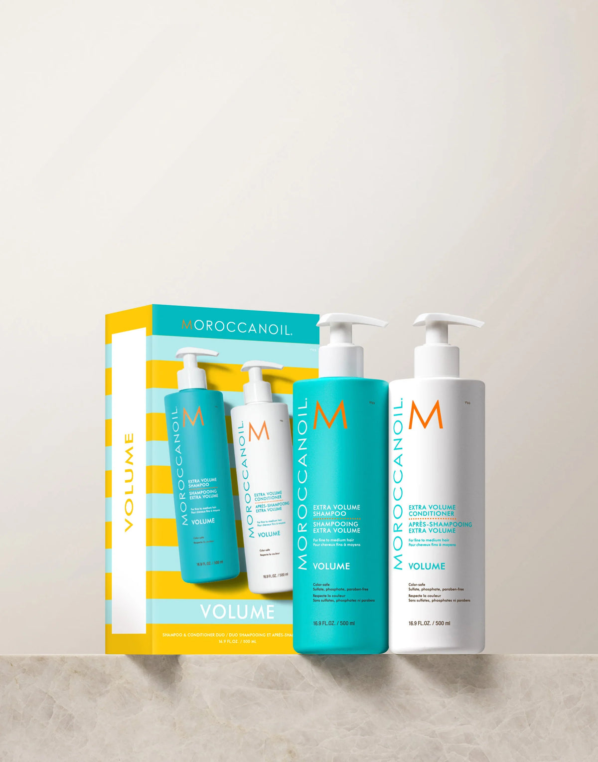 Extra Volume Shampoo Conditioner Half Liter Set