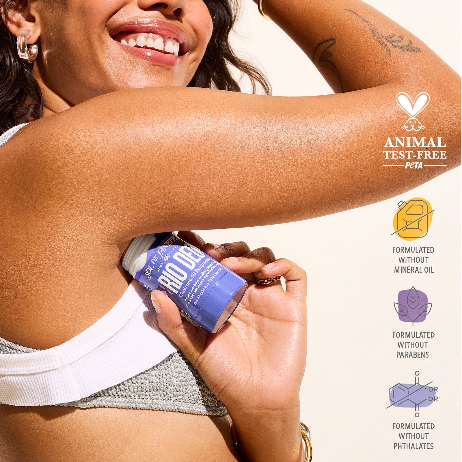 Rio Deo Aluminum Free Deodorant Cheirosa 59