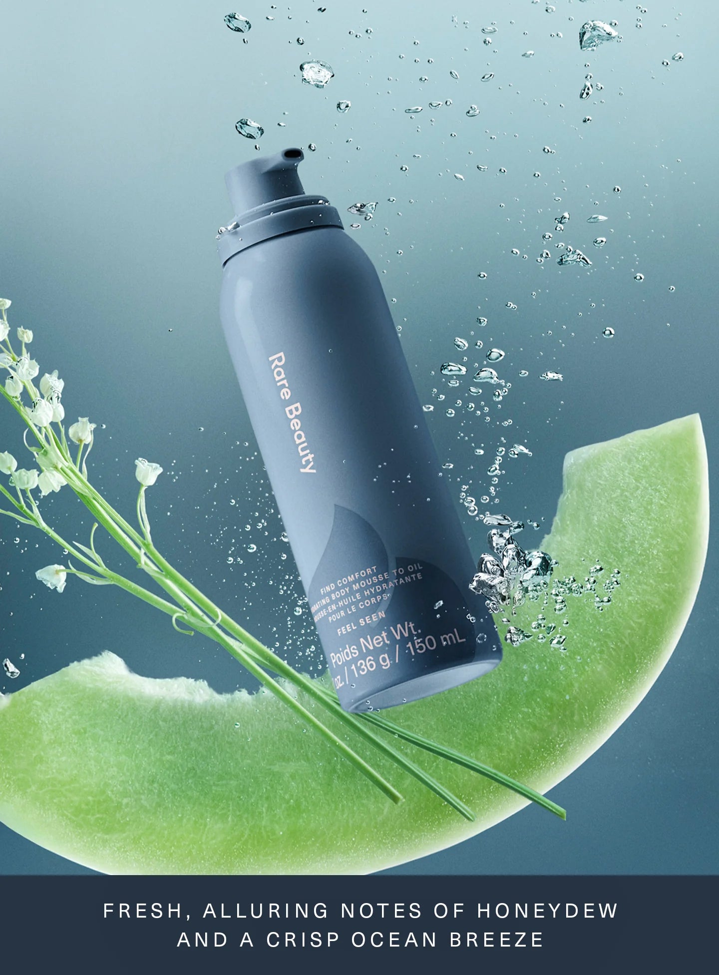 Find Comfort Hydrating Body Mousse to Oil Feel Seen