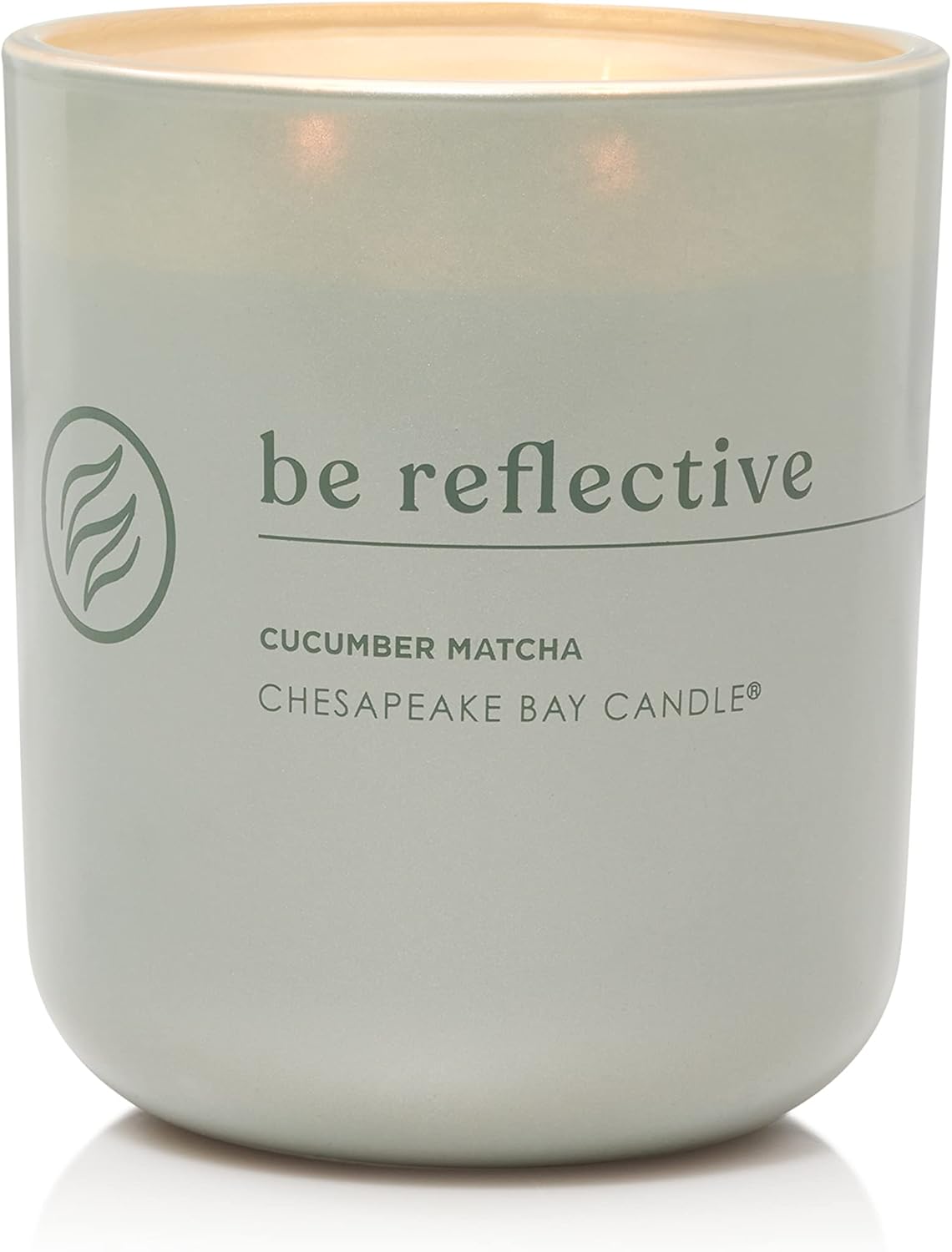 Candle Intentions Collection Candle Be Reflective Take time to look inward Cucumber Matcha 13 oz Home Décor