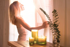 Candle Reed Diffuser Awaken Invigorate Lemongrass Eucalyptus