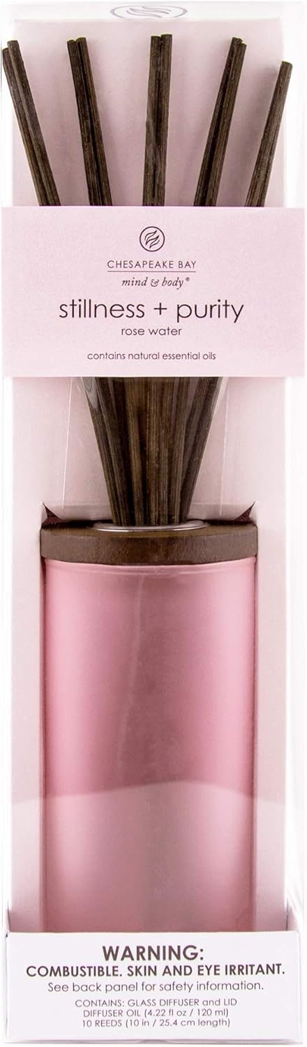 Candle Reed Diffuser Stillness Purity Rose Water