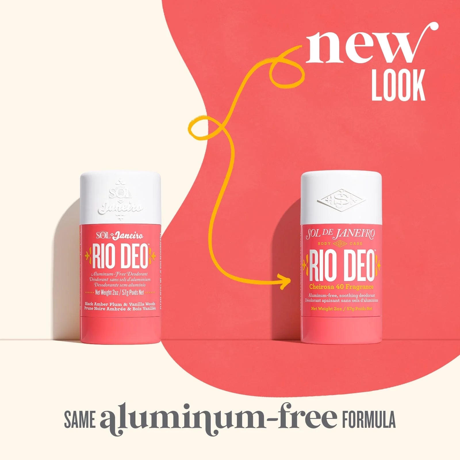 Rio Deo Aluminum Free Deodorant Cheirosa 40