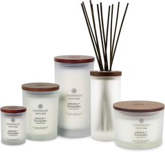 Candle Peace Tranquility Cashmere Jasmine Scented Candles Medium Size 2 Pack Perfect for Home Décor Relaxation and Gifting