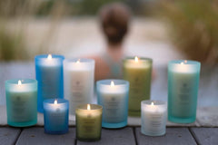 Candle Medium Jar Candles Joy Laughter Cranberry Dahlia and Confidence Freedom Oak Moss Amber 2 Count Home Décor