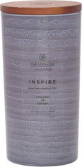 Candle Mind Body Serenity Scented Candle Inspire with Pure Essential Oils Patchouli Fir and Copaiba Large