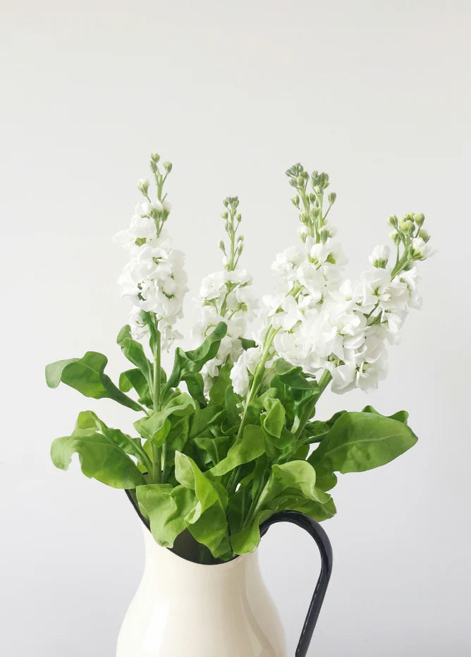 White Flowers 12 oz scented candle