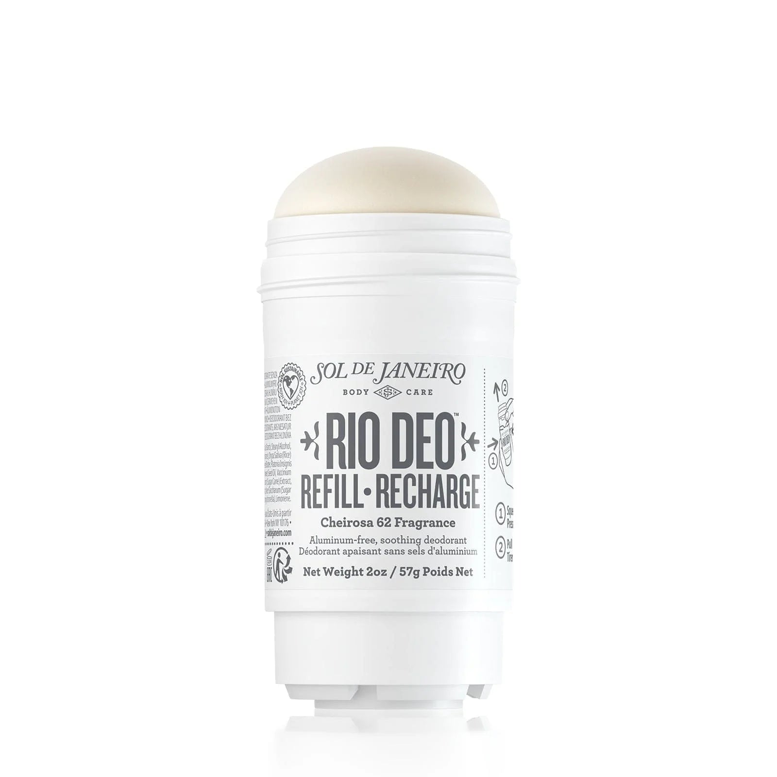 Rio Deo Aluminum Free Deodorant Cheirosa 62