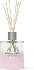 Reed Diffuser 57oz Ocean Blossom Scent Mood Evoking Sea Glass Inspired Jar Room Filling Fragrance Made with Essential Oils Coastal Fragrance for Home Décor or Gifting