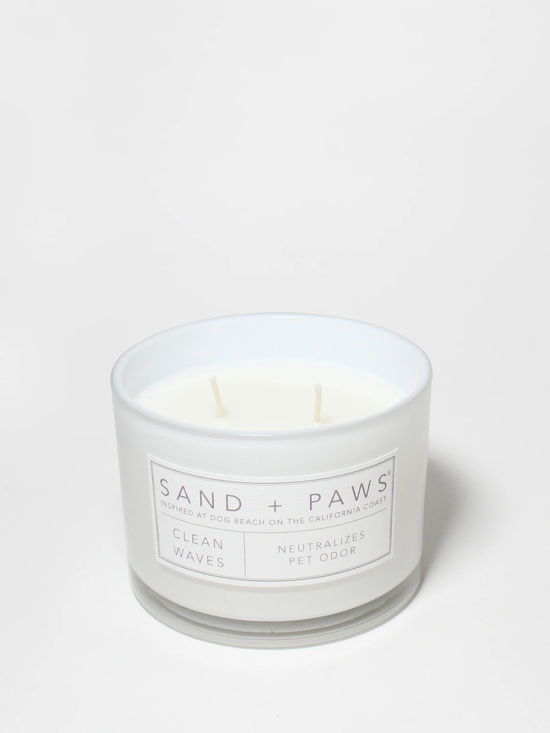 Sand + Paws Clean Waves 12 oz scented candle
