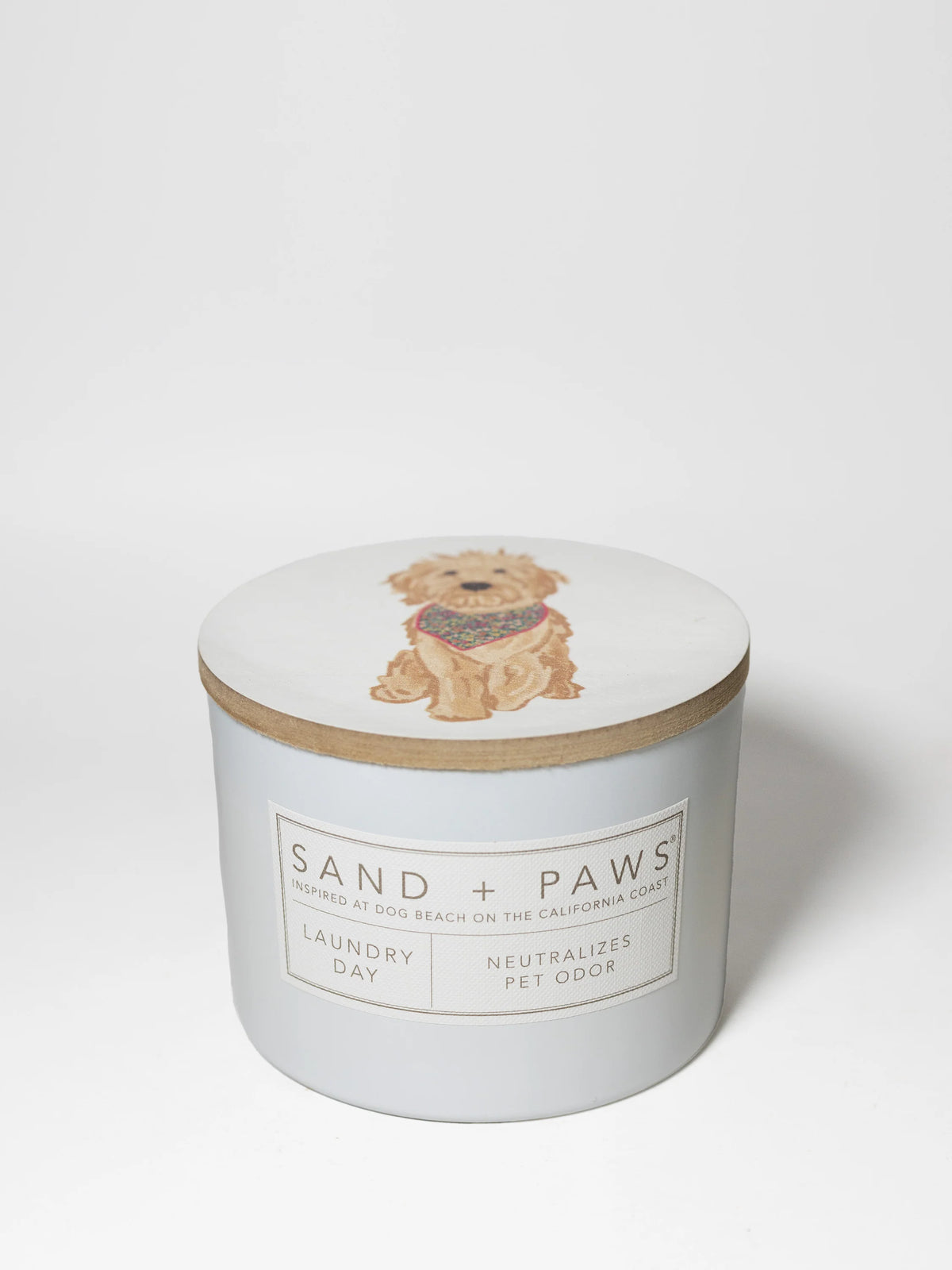 Sand + Paws Laundry Day 12 oz scented candle