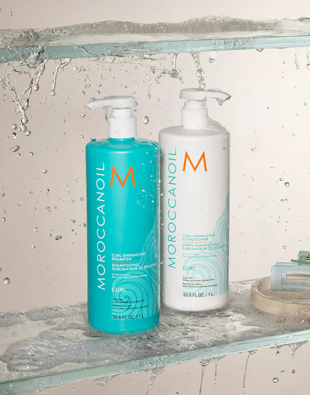 Curl Enhancing Shampoo Conditioner Liter Bundle