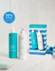 Frizz Control Shampoo Conditioner Half Liter Set