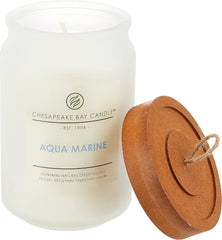 Candle Scented Candle Aqua Marine Waterlily Seagrass Large Jar