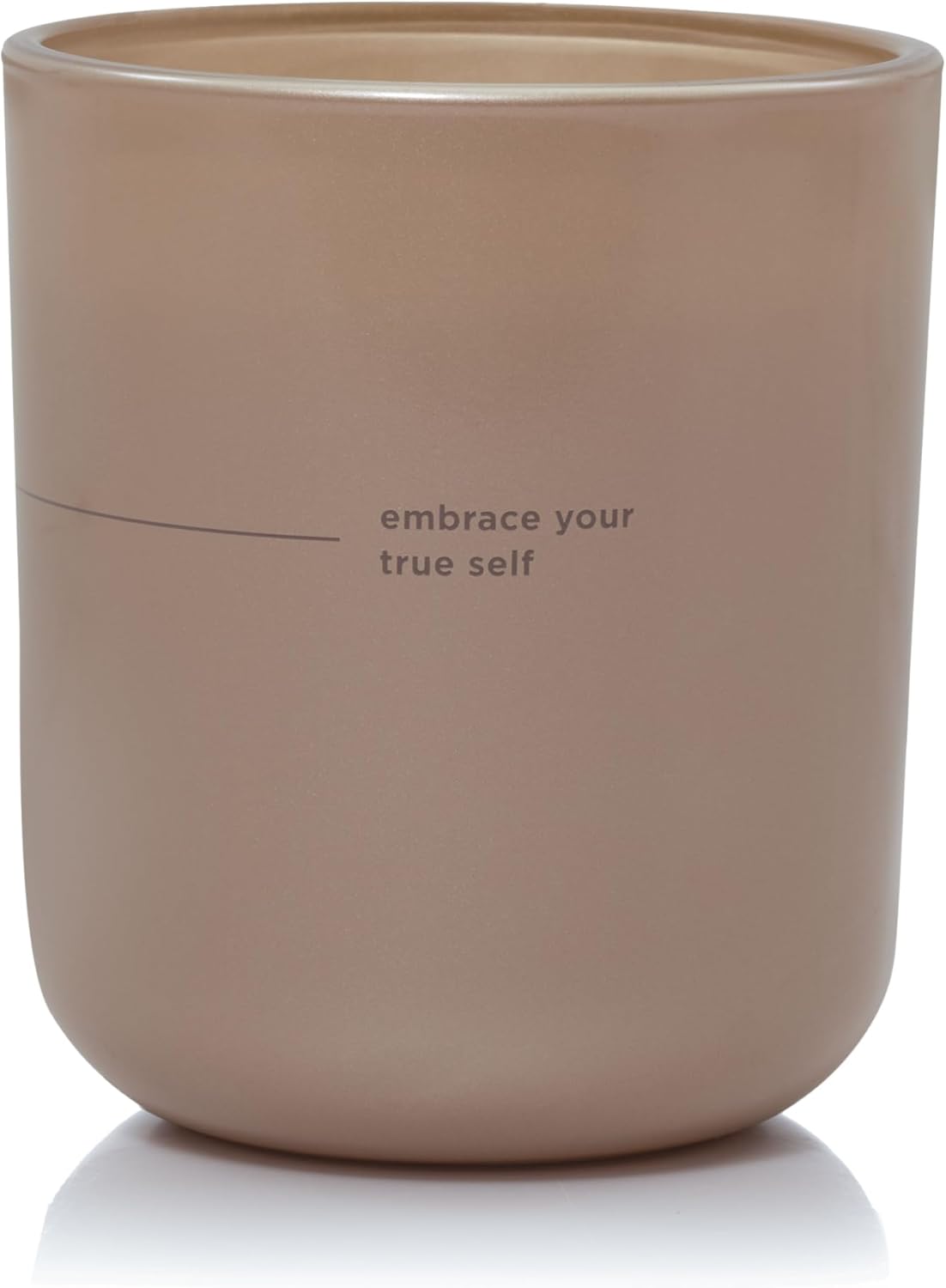 Candle Intentions Collection Candle Be Authentic Embrace Your True self Vanilla Suedewood 13 oz Home Décor