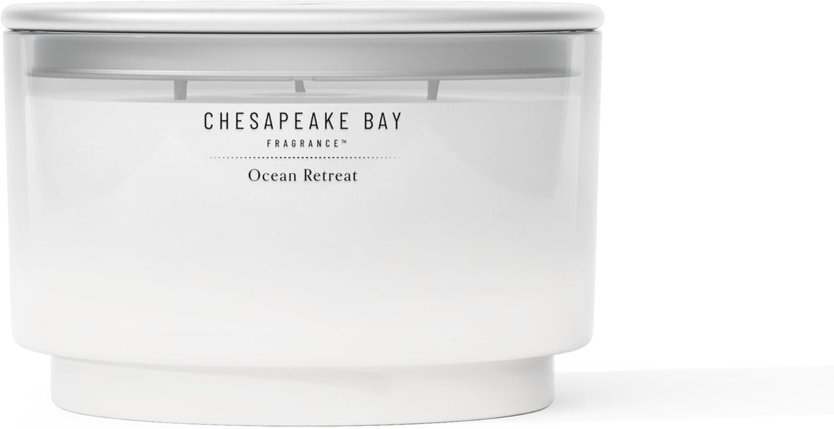 145oz Ocean Retreat Scented Candle Mood Evoking Fragrance Sea Glass Inspired Jar Premium Soy Blend Wax with Essential Oils Coastal Fragrance for Home Décor or Gifting