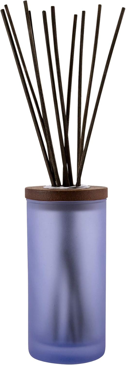 Candle Reed Diffuser Serenity Calm Lavender Thyme Gray Black