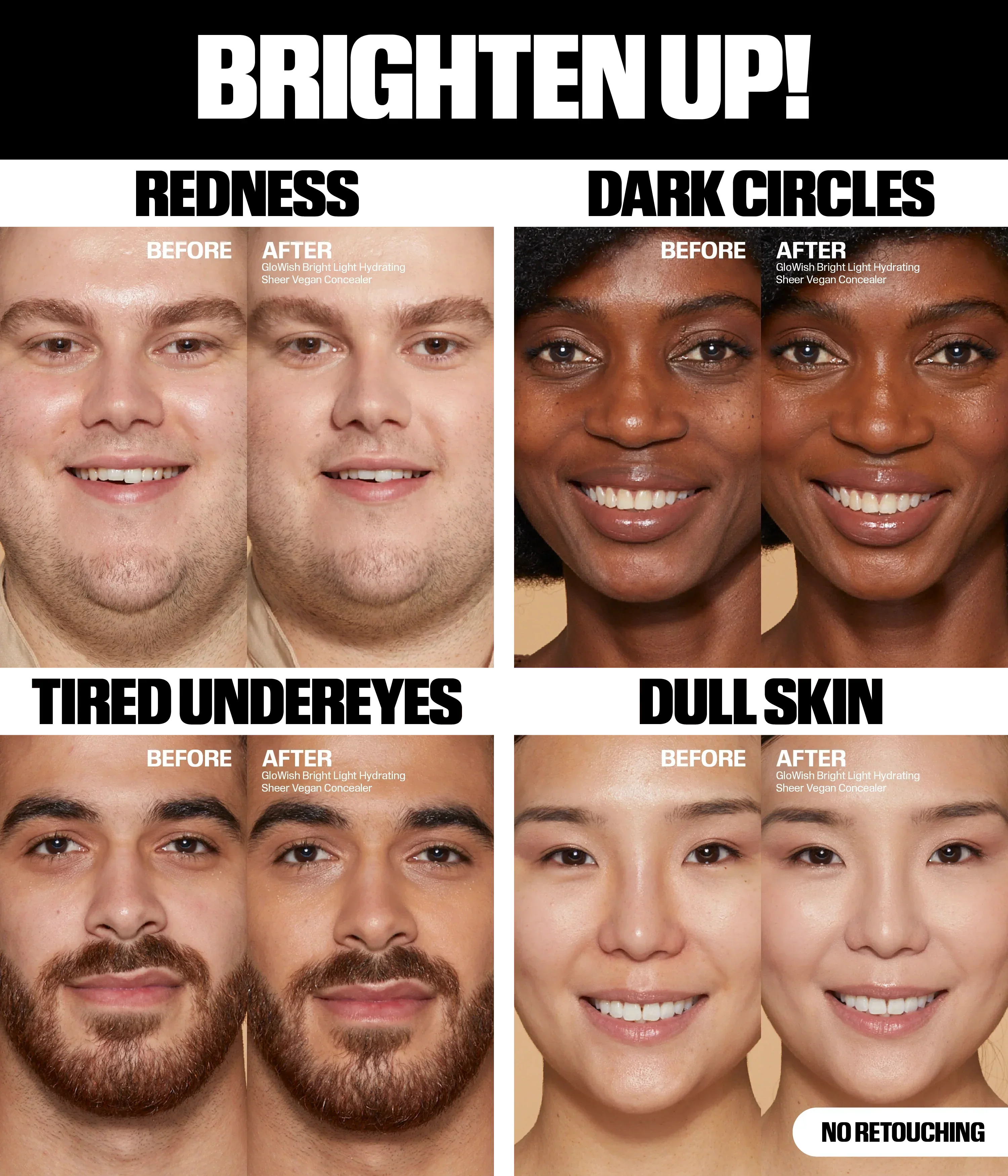 GloWish Bright Light Hydrating Sheer Vegan Concealer