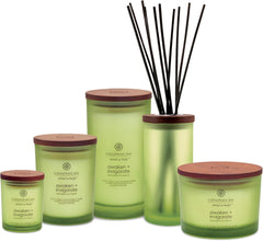 Candle Reed Diffuser Awaken Invigorate Lemongrass Eucalyptus