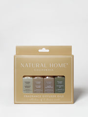 Natural Home 4 Pack of 10 ml Fragrance Diffuser Oils
