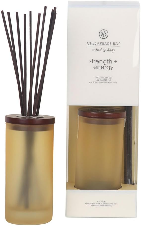 Candle Reed Diffuser Strength Energy Pineapple Coconut